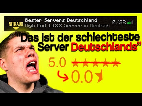 the WORST Minecraft server in Germany (-1 out of 5 stars)