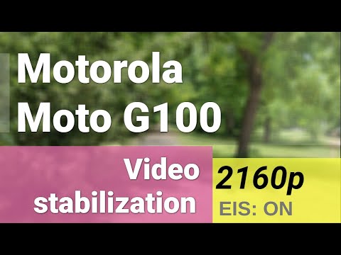 4K 2160p 30fps (main camera) - Motorola Moto G100 video stabilization sample