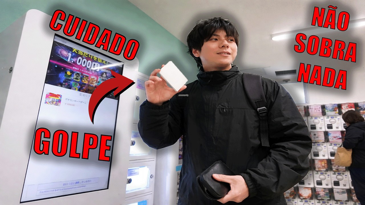 Essa máquina no Japão pode levar TODO seu dinheiro… cuidado!
