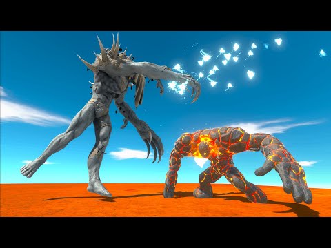 LAVA BOY VS GIANT INFERNALS - Animal Revolt Battle Simulator