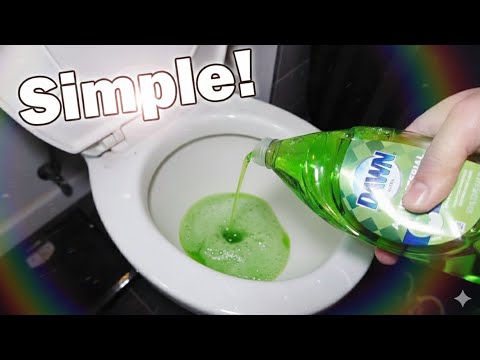 How To Unclog Toilet Without a Plunger using Dish Soap! (Updated)