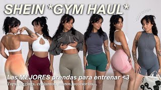 HAUL DE SHEIN *EDICIÓN GYM* 👟​ Las MEJORES prendas para ir a entrenar: tops, leggings, conjuntos...
