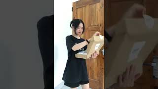 Nhận váy miễn phí từ Tik Tok | Lila #shorts