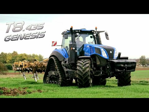 *NEW* NH T8.435 Genesis SmartTrax | Alpego Mega Craker KX 11-500