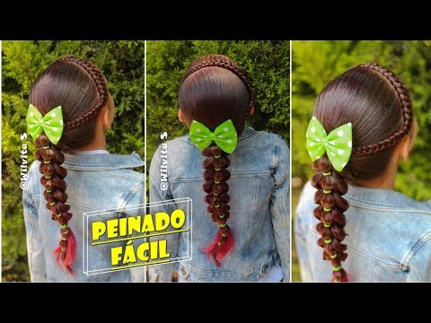 Peinado Para Niñas Con Ligas Para La Escuela Peinados Peinado Para Niñas Con Ligas Para La Escuela Peinados