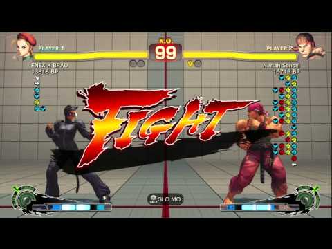 Ryan Hart [Ryu] vs K BRAD [Cammy] 1/2 SSF4 Casual FT5 - Xbox Live - TRUE-HD