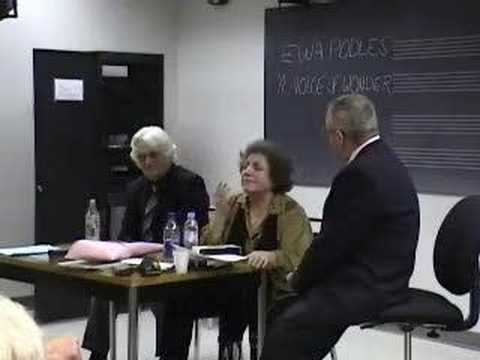 Ewa Podles at UoT (part 2 of 6)