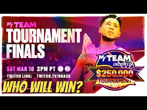 The NBA 2k23 My Team 250k Tournament Finals.
