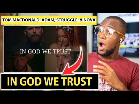 FIRST TIME REACTING TO | "IN GOD WE TRUST" BY TOM MACDONALD, ADAM, STRUGGLE, & NOVA REACTION