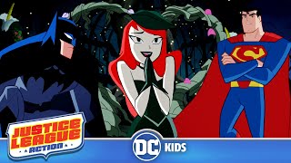 The Justice League Crash Poison Ivy's Wedding?! | Justice League Action | @dckids