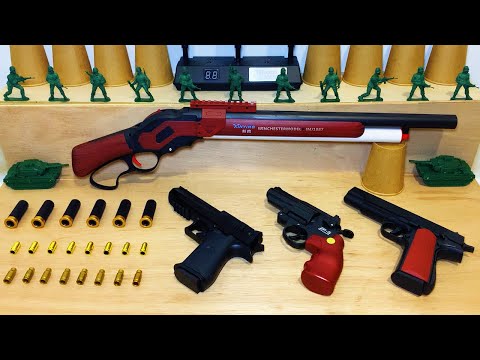 Winchester M1887 Lever Action Shotgun/Black Desert Eagle/ZP5/M1911