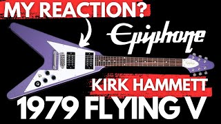 Video thumbnail for Epiphone Kirk Hammett 1979 Flying V (BEST Features) by Play and Trade Guitars