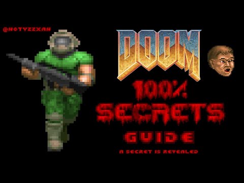 DOOM (1993) - Episode 1: Knee-Deep in the Dead - (GUIDE 100% SECRETS)