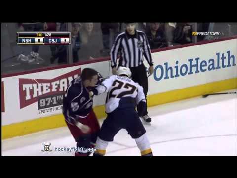 Jordin Tootoo vs Jared Boll
