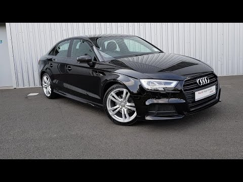 182D7049 - 2018 Audi A3 SALOON 1.6TDI 116HP S-LINE 4DR BLACK EDITION 27,995