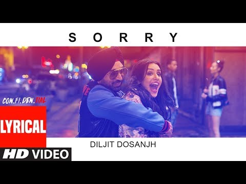 Sorry (Lyrical) — watch video