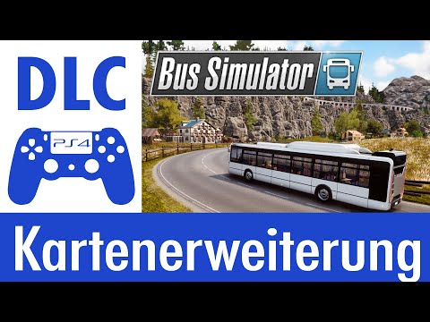 PS4 Bus Simulator Karten-DLC - Bergdorf, Flughafen, Kerststadt - Gameplay #2