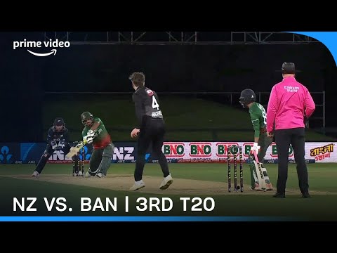 New Zealand vs Bangladesh 3rd T20I Highlights on Prime Video India: New Zealand’s first win