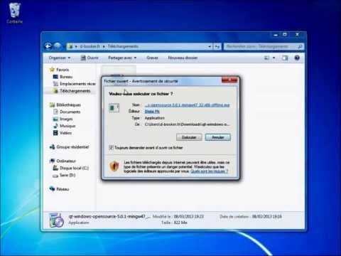 comment installer qt creator
