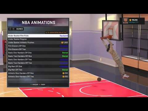 NBA 2K16 Best Signature Styles and Animation for Inside Center