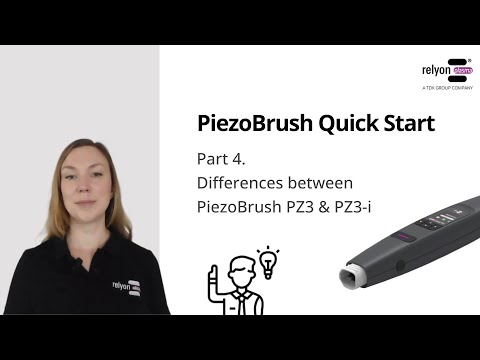 PiezoBrush Quick Start - Part 4 - Differences between PiezoBrush PZ3 & PZ3 i