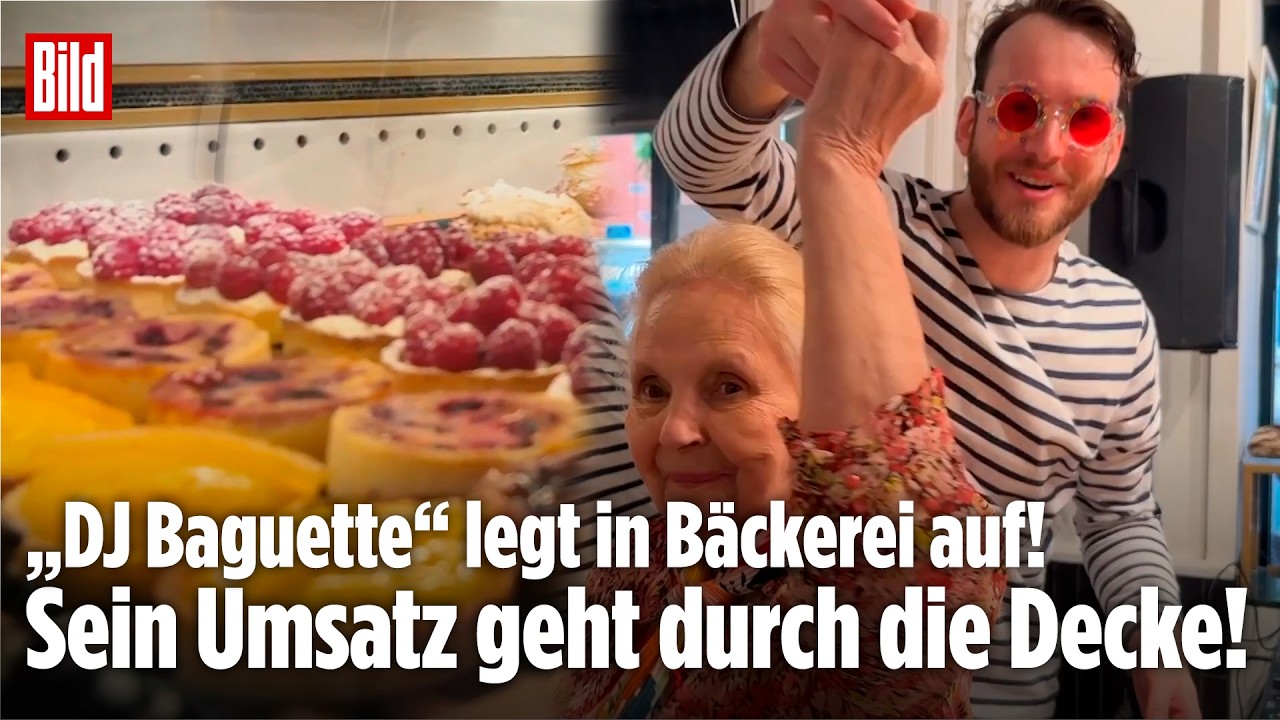 Der Bäcker-DJ: Verrückte Idee! „DJ Baguette“ tourt durch Frankreich!