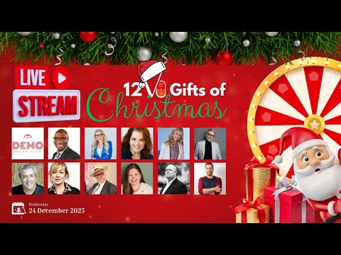 12 Voice Over Gifts of Christmas Live Stream
