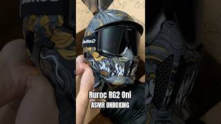 Ruroc RG2 Oni…🤫 #ruroc #rurocsnow #rurocrg2 #rg2 #oni #snowboarding #helmet #asmr