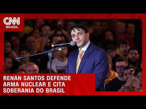 Renan Santos defende arma nuclear por “soberania” e contra “cobiça” sobre o Brasil | CNN NOVO DIA