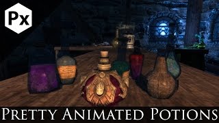 Pretty Animated Potions Small Bottles Edition Mod