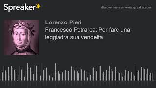 Musik-Video-Miniaturansicht zu Per fare una leggiadra sua vendetta Songtext von Francesco Petrarca