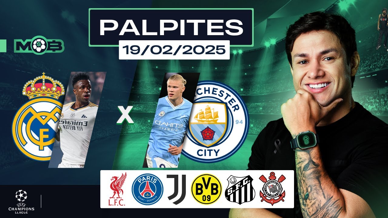 PALPITES DE FUTEBOL PARA O DIA 19 02 2025 + BILHETE PRONTO (QUARTOU NO MUNDO BET)