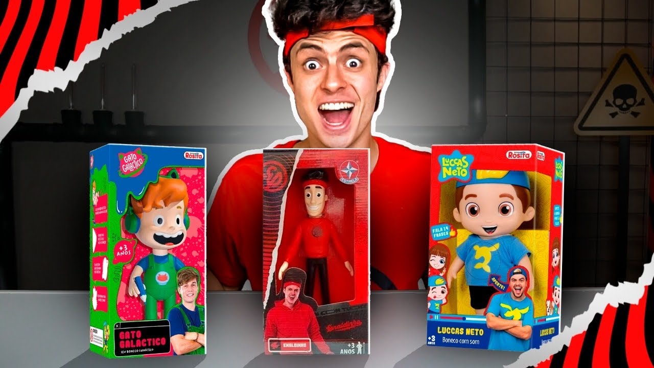 ABRI OS BRINQUEDOS DOS YOUTUBERS PRA VER COMO ELES REALMENTE SÃO!