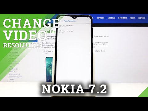 How to Change Video Quality in NOKIA 7.2 -  Video Resolution