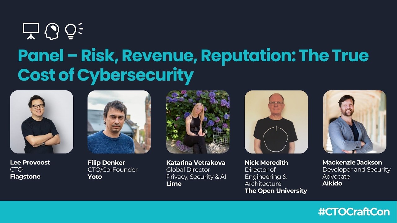Panel – Risk, Revenue, Reputation The True Cost of Cybersecurity Panel 002