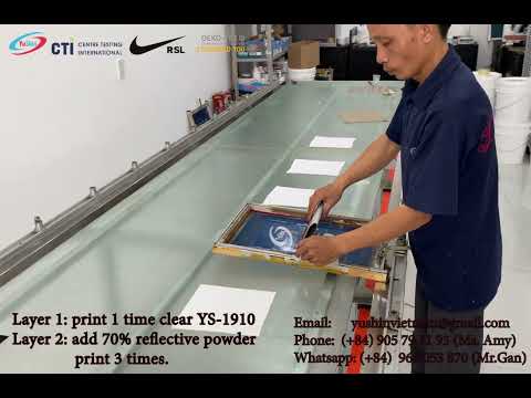 REFLECTIVE SILICONE ON THE MATERIAL || YUSHIN SCIENCE LIMTED COMPANY