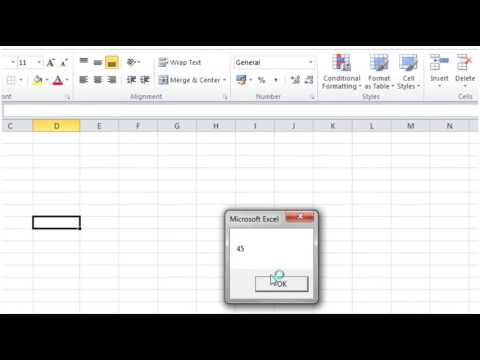 Excel 2010 VBA Tutorial 18   Arrays