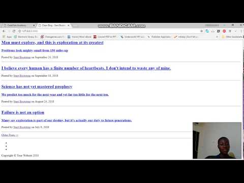 Python flask tutorial Adding HTML Templates in our app  part 5