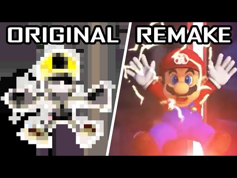 Mario vs. Donkey Kong - All Death Animations Comparison (Remake vs. Original)