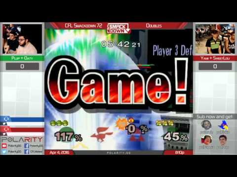 CFLS 72 - Plup + Oaty (Green) vs Yami + Sweet Lou (Red)
