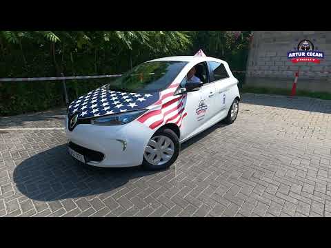 Intrarea într-un spațiu limitat din partea stângă