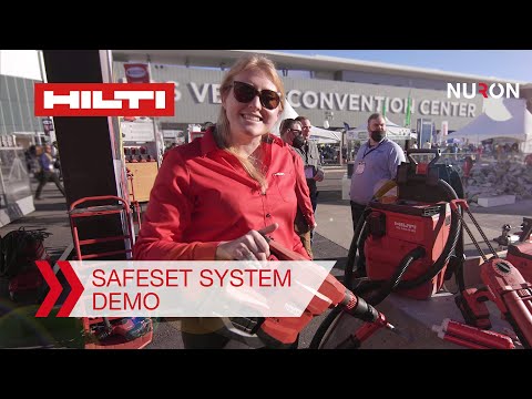 Demonstration of Hilti SafeSet Installation for adhesive anchors in concrete