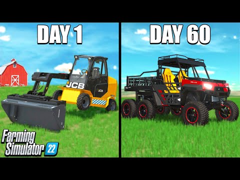 I SPENT 2 MONTHS ON A FLAT MAP IN FARMING SIMULATOR