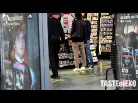 120622 EXO-K In London - Kai Coming Out Of HMV