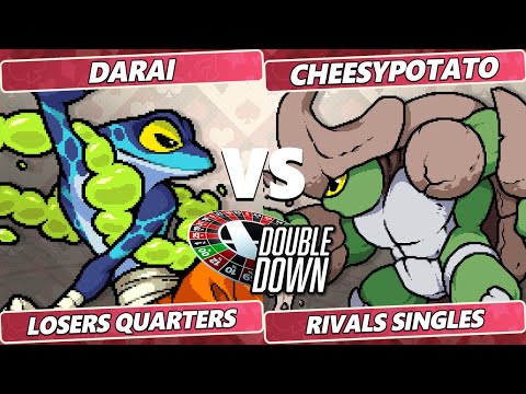 Double Down 2022 Losers Quarters - darai (Ranno) Vs. CheesyPotato (Kragg) ROA - Rivals of Aether