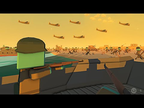 Brutal D-DAY Normandy Beach Invasion! - Ancient Warfare: Battle Simulator