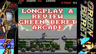 [ARCADE / MAME] Green Beret - Longplay & Review (aka Rush'n Attack) - No Death (HD)