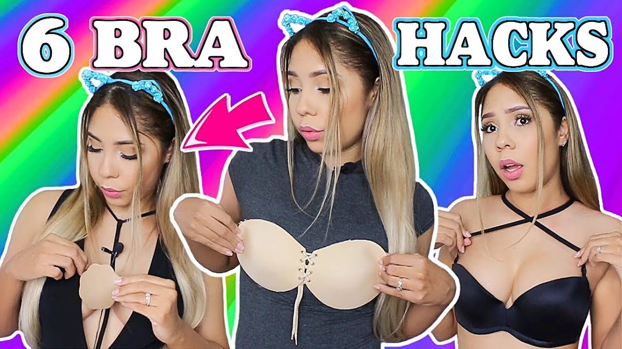 6 BRA HACKS que toda MUJER DEBE CONOCER ♡│Mirianny