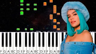 Provenza  - Karol G - Piano Tutorial - KeySynth