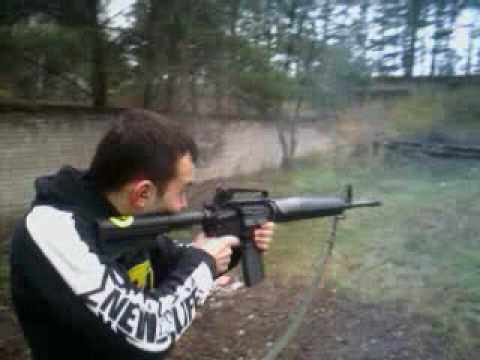 Colt M4 training in Moscow.